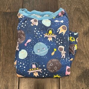 Little Sleepies Blue Space Pajama Set